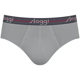 SLOGGI Start Midi C2P Boxerslips Grau / Schwarz XL 2er Pack