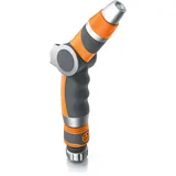 Brandson Gartenbrause Garten Handbrause für Gartenschlauch - Spritzpistole - robuste Bauweise Schieberegler bis 8 bar Wasserdruck regelbarer Wasserdurchfluss, mit Gardena kompatibel