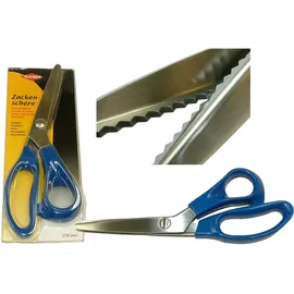 Kleiber Zacken-Schere Kunststoff 23,5 cm blau