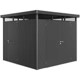Biohort HighLine H4 2,75 x 2,75 m dunkelgrau-metallic Doppeltür