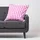 Homescapes Kissenbezug Karierter 60 x 60 cm Pink