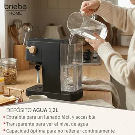 Briebe Nordic Kaffeemaschine EC1180BLK Schwarz