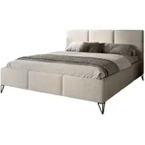 Mirjan24 Polsterbett Beige, Textil, Rechteckig, 140x200 cm, Schlafzimmer, Betten, Polsterbetten