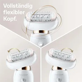 Braun Silk-épil 9 Flex 9100 Beauty Set + FaceSpa weiß/gold