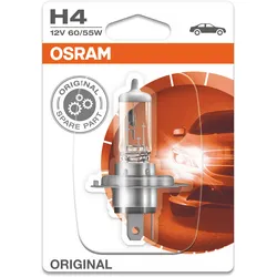 OSRAM H4 Original 60/55W (1 Stk.) Glühlampe, Fernscheinwerfer,Glühlampe, Nebelscheinwerfer,Glühlampe, Hauptscheinwerfer 1x  64193-01B