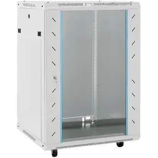 vidaXL 15U Netzwerkschrank auf Rollen 19" IP20 60x45x86 cm"
