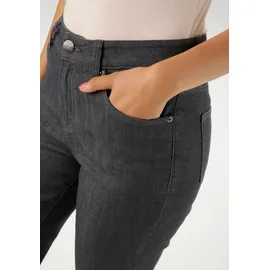 Aniston SELECTED Straight-Jeans in anthra-meliert | Gr.: 38