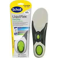 SCHOLL LiquiFlex Komforteinlegesohlen Everyday S, mehr Polsterung durch Memory