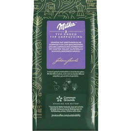 Jacobs Löskaffee TYP CHOCO CAPPUCCINO 12 x 400 g Beutel mit Milka®* Geschmack