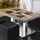 GGM Möbel Bistro Loungetisch Braun Sheesham 110 x 60 x 41 cm