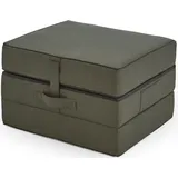 Atlantic Home Collection Sessel Larry 75 x 45 x 65 cm Grün mit Gästebettfunktion