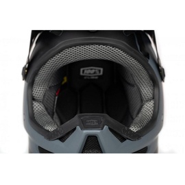 Cube Status X 100% Downhill Helmet Grau M