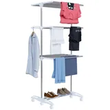 Avalo Wäscheständer 4 Ebenen weiß