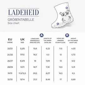 Ladeheid Federleichte Gummistiefel Panda 30/31
