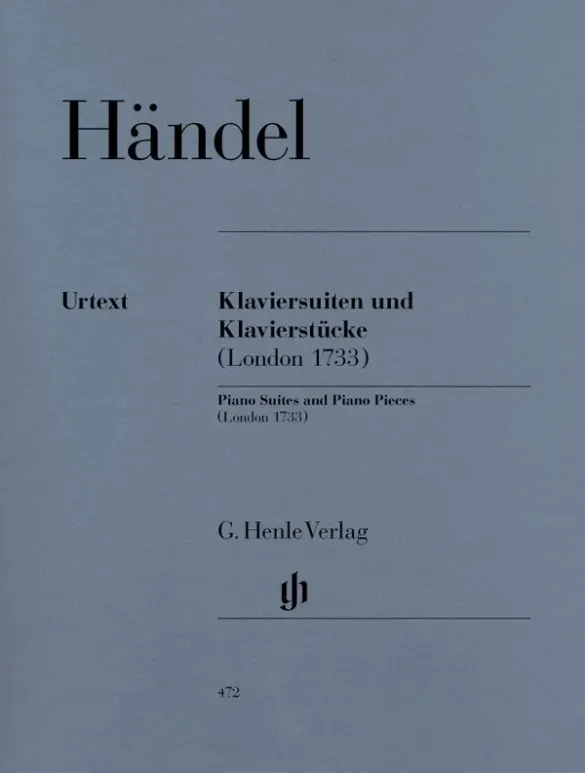 Georg Friedrich Händel - Klaviersuiten Und Klavierstücke (London 1733) - Georg Friedrich Händel - Klaviersuiten und Klavierstücke (London 1733)  Karto
