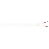 Kabelexpress Zwillingsleitung XYFAZ-H 2x0,75mm2, 25m-Ring, weiß