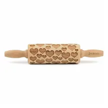 Folkroll 3D-Motiv-Teigrolle Herzen,