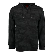 Tom Collins Hooded Sweatjacke Huntsman schwarz, Größe 4XL