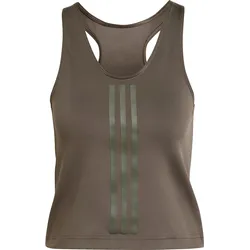 adidas POWER REVERS Funktionstank Damen in shadow olive, Größe S - oliv