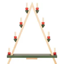Richard Glässer GmbH Seiffen Lichterspitze Leergestell grün, el. bel. HxB 68x55cm NEU