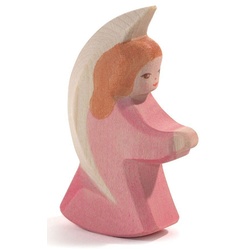 OSTHEIMER 42015 Engelchen rosa aus Holz Höhe 8cm Jahresfeste Engel Weihnachtsengel