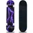 clyctip Skateboard 31 x 8 Zoll Purple