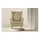 Konsimo Ohrensessel Stralis Textil 82 x 108 x 80 cm Creme mit Kissen