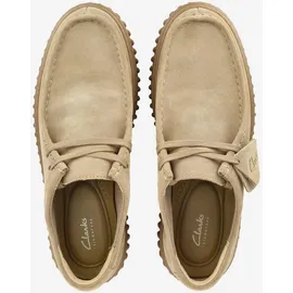 CLARKS Torhill Lo Herren Dark Sand Suede 45