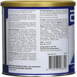 Abbott Ensure Vanille Pulver Trinknahrung Milchpulver 24x400g Dose