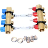 Magni Magni, Bodenheizung, Buderus Empur Messing Heizkreisverteiler Systemverteiler HKV-D Durchflussmengenmesser, Heizkreise/Ba