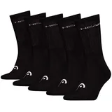 Head Socken 5er Pack - ELEMENTS ALL SPORTS CREW ECOM, schwarz 39-42