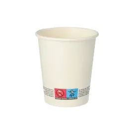Papstar Pappbecher To Go 0,2 l 50 St. Weiß