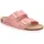 ROHDE ALBA Pantolette Sommerschuh, Hausschuh, Zweischnaller, Strandschuh mit Softfußbett rosa 39 EU