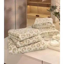 CAWÖ Two-Tone Leo 540 Duschtuch 80 x 150 cm beige