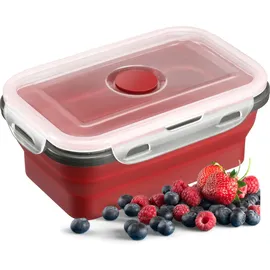 Westmark Frischhaltedose rot eckig 1350 ml