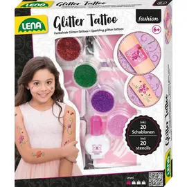 Lena Glitter Tattoo mehrfarbig selbstklebend