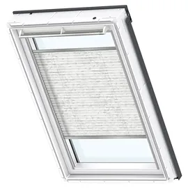 VELUX Standard-Plissee FSL U08 1256KWL Weiß gemustert, weiße Schiene: