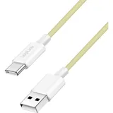 Logilink USB-C® Kabel USB 2.0 USB-A Stecker, USB-C® Stecker 1m Gelb CU0333