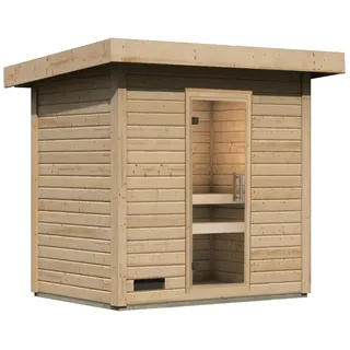 Karibu Gartensauna Saunahaus Caapi 2 Energiesparende Saunatür Ohne Ofen