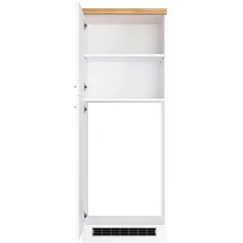 kochstation Kühlumbauschrank KS-Milan 60 x 60 x 166 cm Weiß