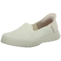 SKECHERS Damen Slip on Slipper, Cremeweiß, 39 EU