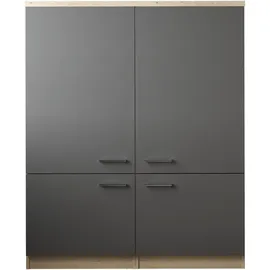 Respekta Merle Küchenmöbel-Set 120 x 60 x 144,9 cm Grau
