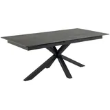 Actona Esstisch Heaven 200/240 x 100 cm Keramik Schwarz