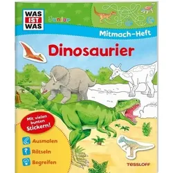 TESSLOFF 378867568 WAS IST WAS Junior Mitmach-Heft Dinosaurier