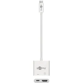 goobay USB-C HDMI Adapter 14,50 m Weiß