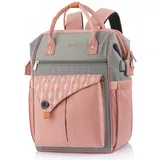 Rucksack Damen Arbeit Rucksack Schulrucksack Jungen mit USB-Ladeanschluss, Anti Diebstahl Rucksack für Uni Freizeit Job, Wasserdichter Rucksack Geschenke für Frauen, Mädchen, Muttertag