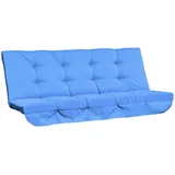 Outsunny Sitzkissen 170 x 100 x 8 cm blau 1 St.