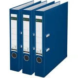 Leitz Qualitäts-Ordner DIN A4 5 cm Blau 3 St.