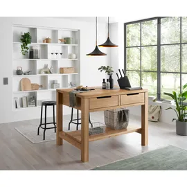 BASIC by Balculina Kücheninsel Ponza 122 x 91 x 90 cm Braun