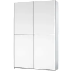 Stella Trading FAST Eleganter Kleiderschrank / Garderobenschrank (125 x 195 x 38 cm), schmale Schwebetürvariante